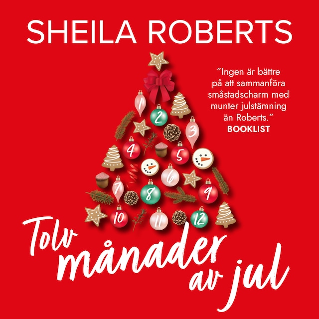 Portada de libro para Tolv månader av jul