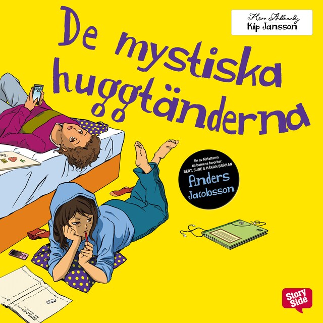 Book cover for De mystiska huggtänderna