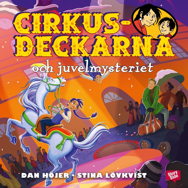 Book cover for Cirkusdeckarna och juvelmysteriet