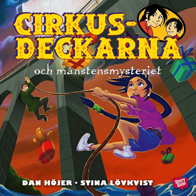 Buchcover für Cirkusdeckarna och månstensmysteriet