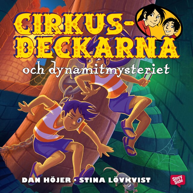 Book cover for Cirkusdeckarna och dynamitmysteriet