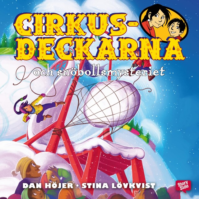 Copertina del libro per Cirkusdeckarna och snöbollsmysteriet