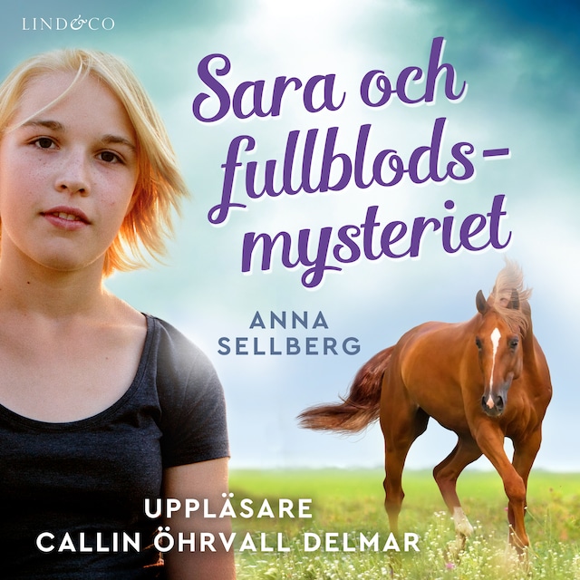 Book cover for Sara och fullblodsmysteriet