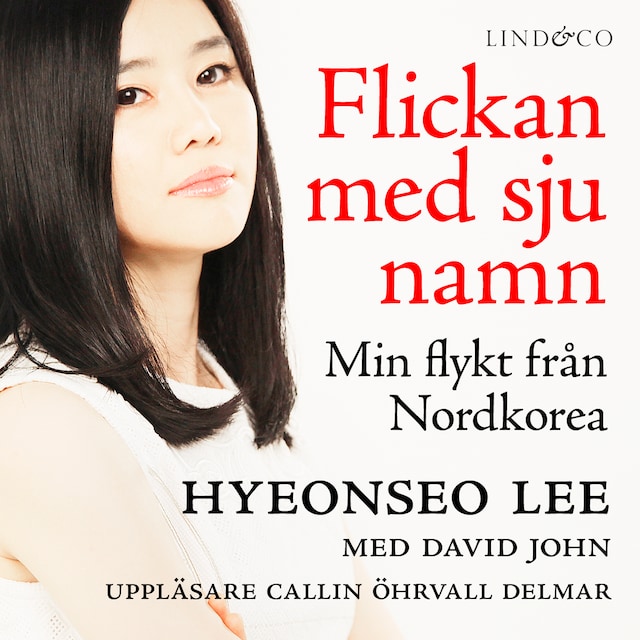 Book cover for Flickan med sju namn