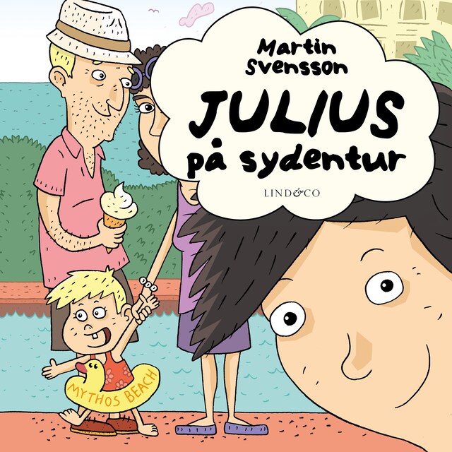 Kirjankansi teokselle Julius på sydentur