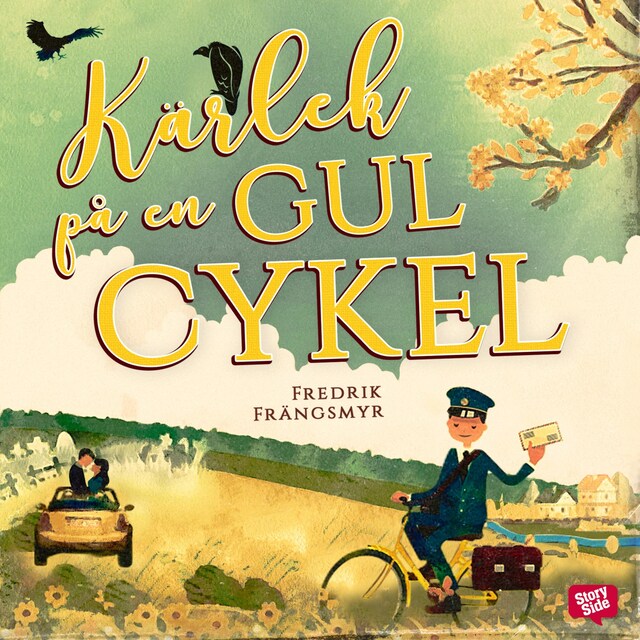 Buchcover für Kärlek på en gul cykel