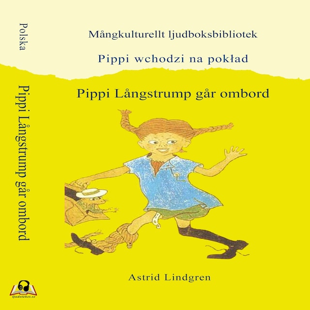 Copertina del libro per Pippi Långstrump går ombord - Polska