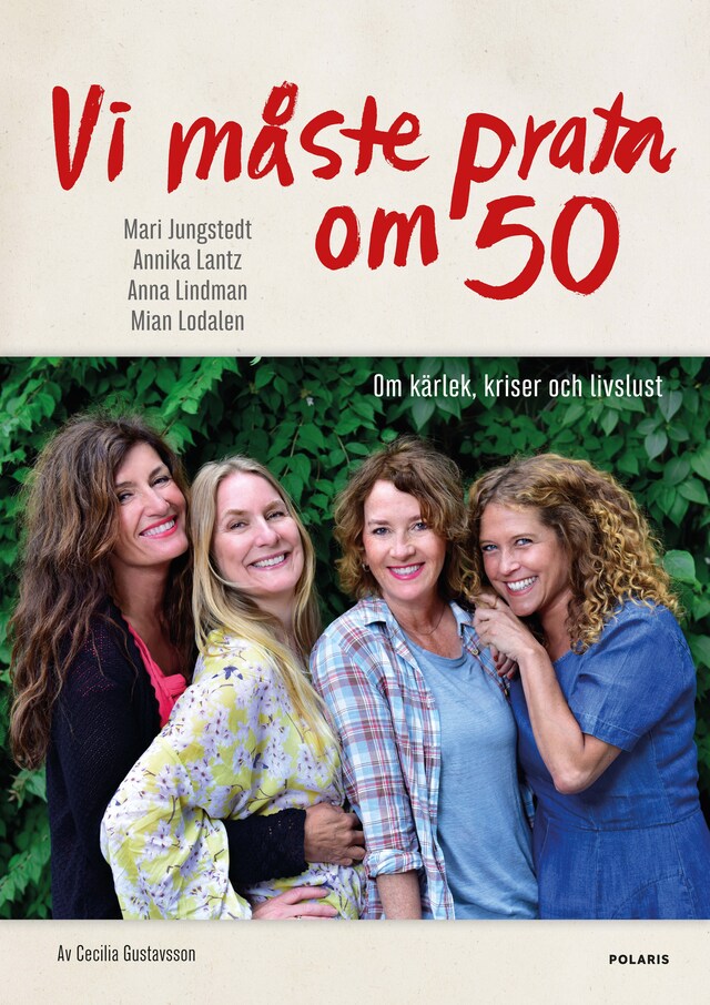 Book cover for Vi måste prata om 50 : om kärlek, kriser och livslust