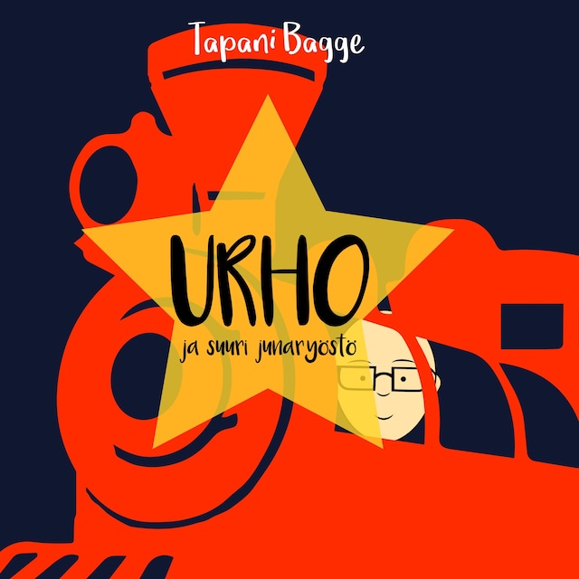 Book cover for Urho ja suuri junaryöstö