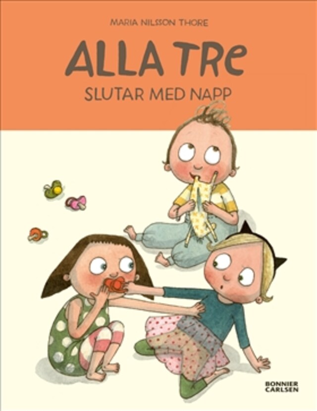 Buchcover für Alla tre slutar med napp (e-bok + ljud)
