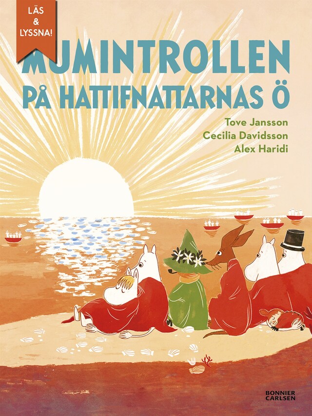 Copertina del libro per Mumintrollen på hattifnattarnas ö (från sagosamlingen "Sagor från Mumindalen") (e-bok + ljud)