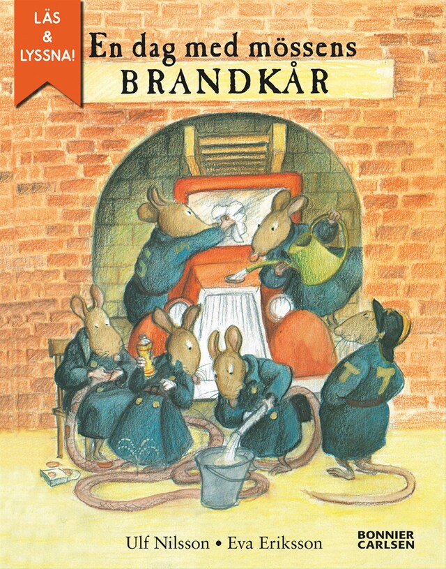 Book cover for En dag med mössens brandkår (e-bok + ljud)
