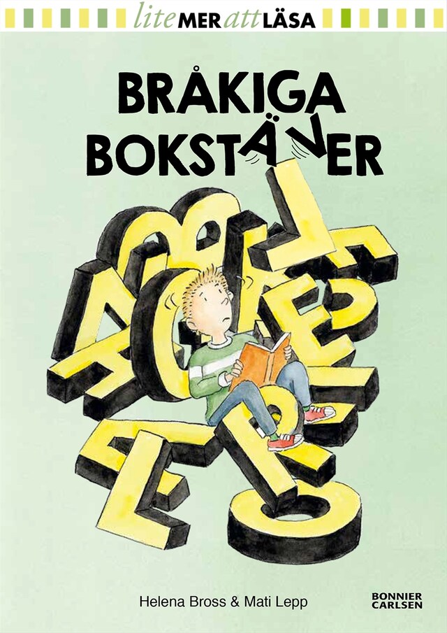 Book cover for Bråkiga bokstäver