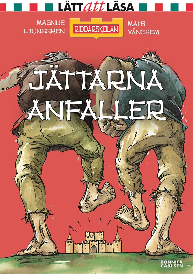 Buchcover für Jättarna anfaller!