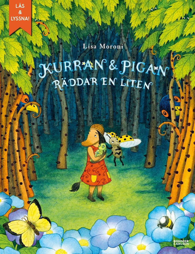 Book cover for Kurran och Pigan räddar en liten (e-bok + ljud)