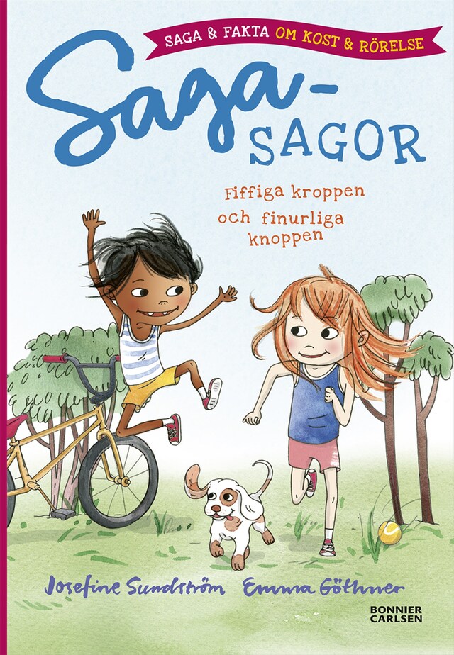 Book cover for Fiffiga kroppen och finurliga knoppen - saga och fakta om kropp och rörelse