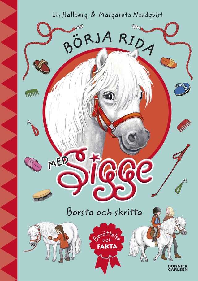 Copertina del libro per Börja rida med Sigge : borsta och skritta