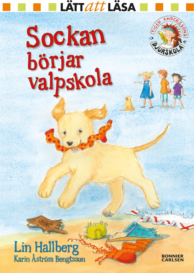 Buchcover für Sockan börjar valpskola