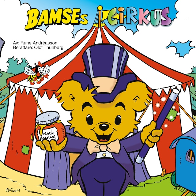 Portada de libro para Bamses cirkus