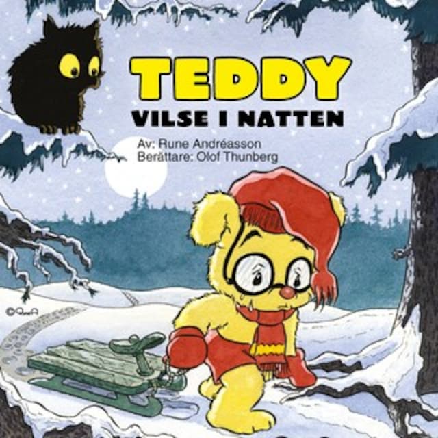 Okładka książki dla Teddy vilse i natten