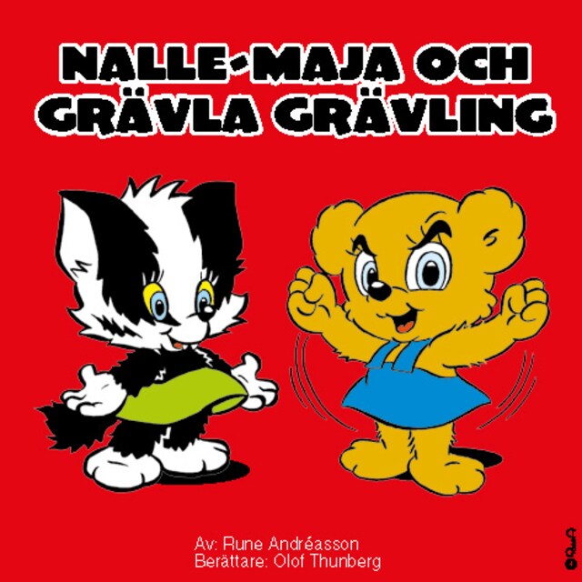 Couverture de livre pour Nalle-Maja och Grävla Grävling