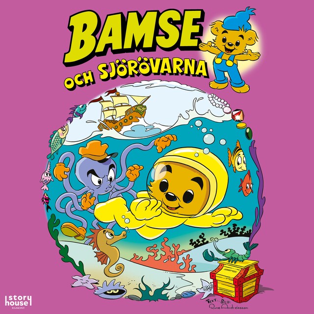 Bokomslag for Bamse och Sjörövarna