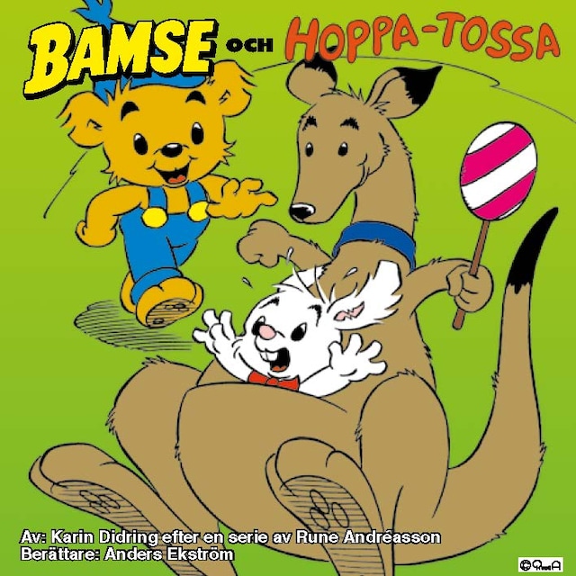 Portada de libro para Bamse och Hoppa-Tossa