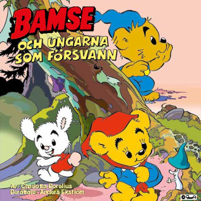 Book cover for Bamse och ungarna som försvann