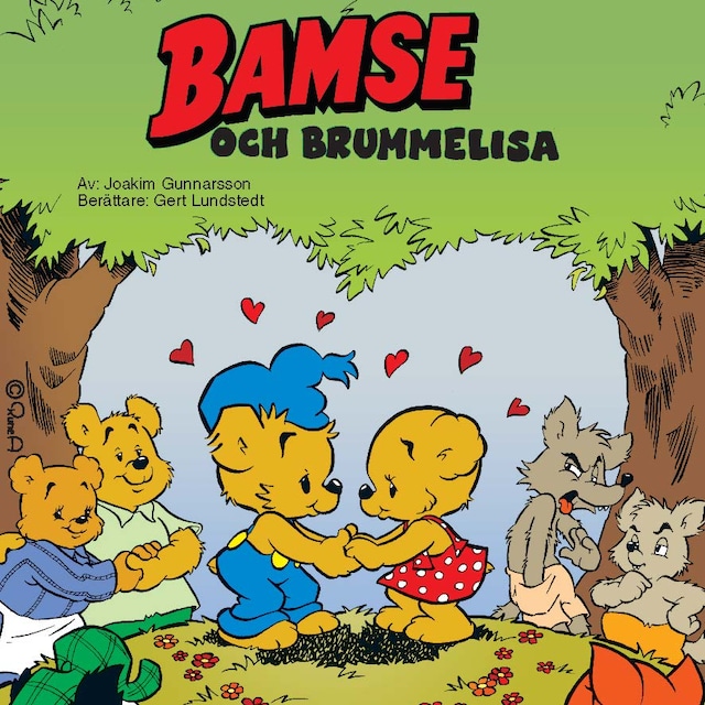 Buchcover für Bamse och Brummelisa