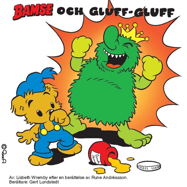 Couverture de livre pour Bamse och Gluff-Gluff