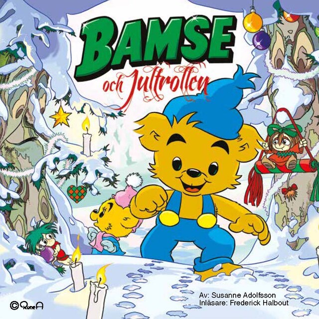 Okładka książki dla Bamse och Jultrollen