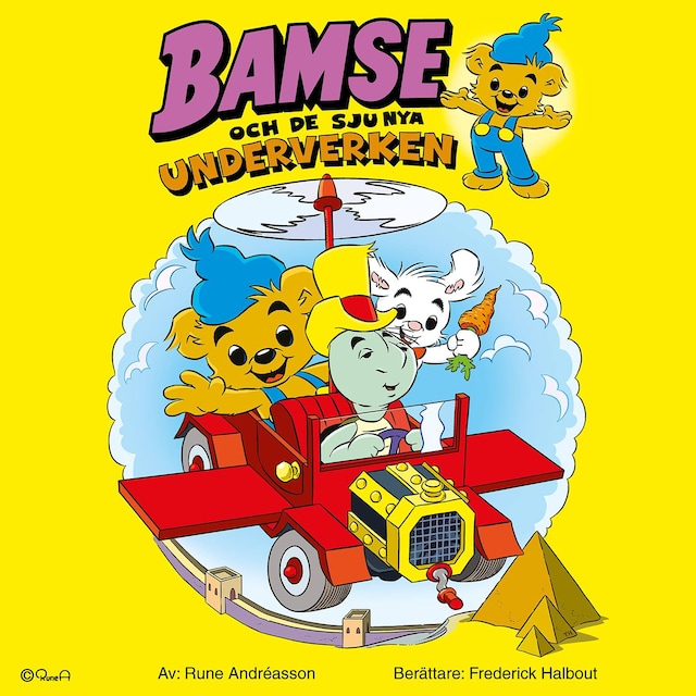 Book cover for Bamse och de sju nya underverken
