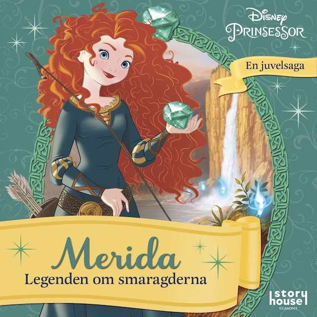 Kirjankansi teokselle Merida. Legenden om smaragderna