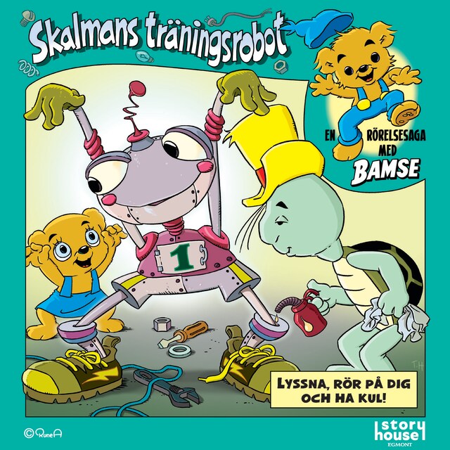 Buchcover für Skalmans träningsrobot