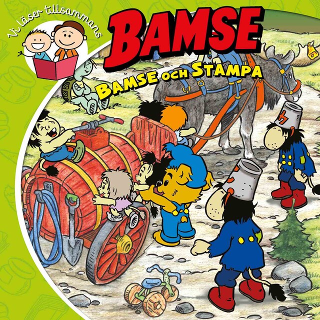 Kirjankansi teokselle Bamse och Stampa