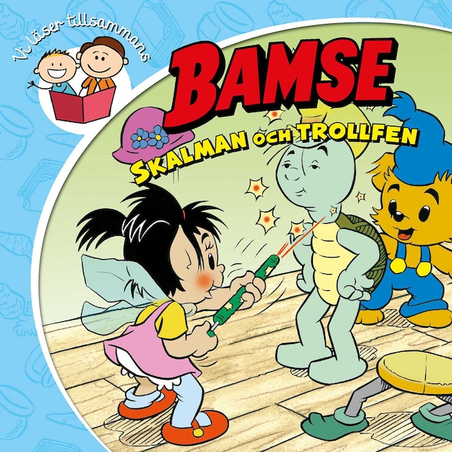 Okładka książki dla Bamse. Skalman och trollfen