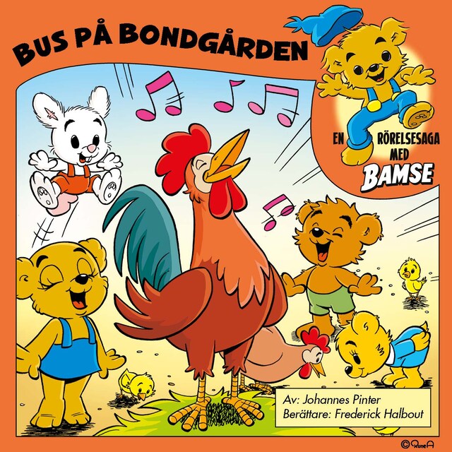 Buchcover für Bus på bondgården