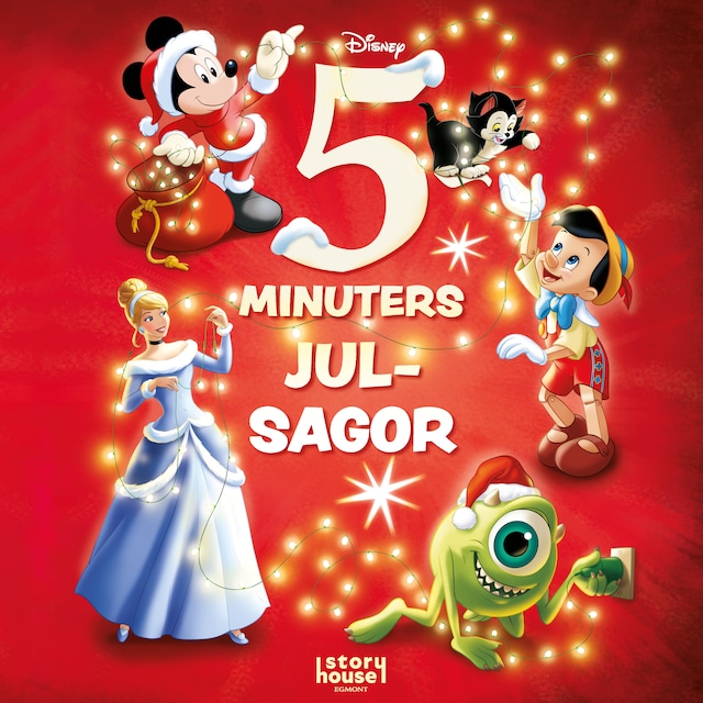 Bokomslag for Disney. 5 minuters julsagor