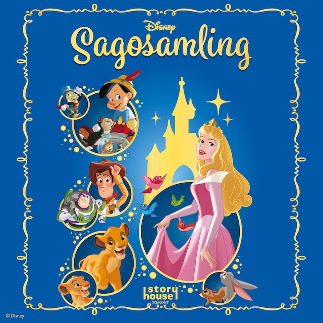 Kirjankansi teokselle Disney sagosamling