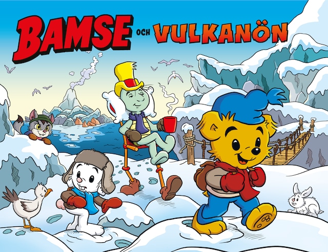 Copertina del libro per Bamse och vulkanön (Läs & lyssna)