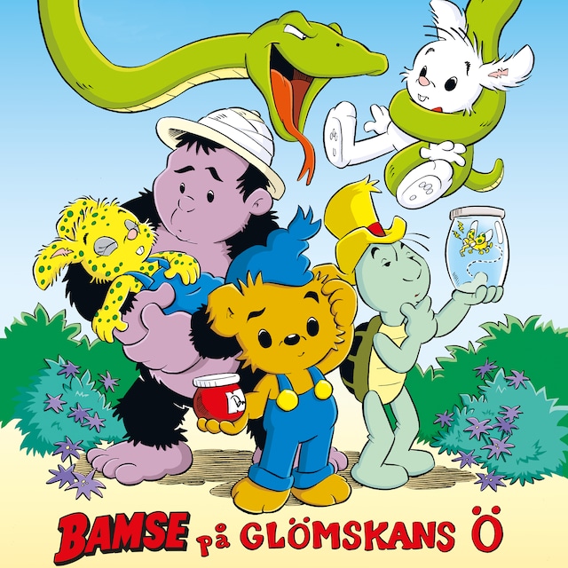 Okładka książki dla Bamse på glömskans ö