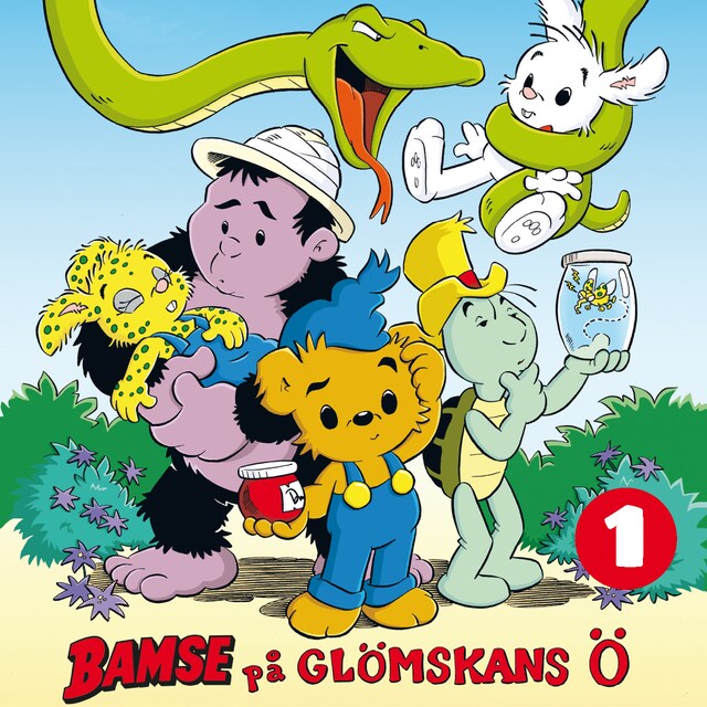 Book cover for Bamse på glömskans ö del 1