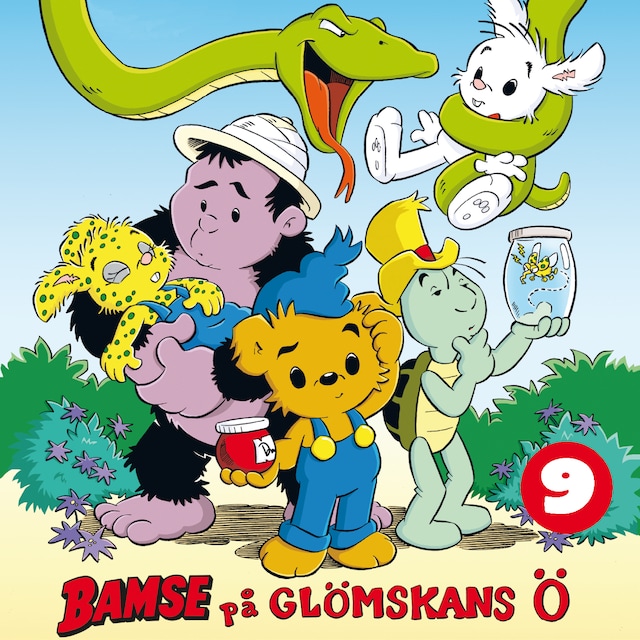 Book cover for Bamse på glömskans ö del 9