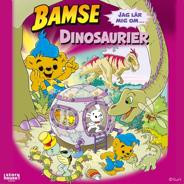 Book cover for Jag lär mig om dinosaurier