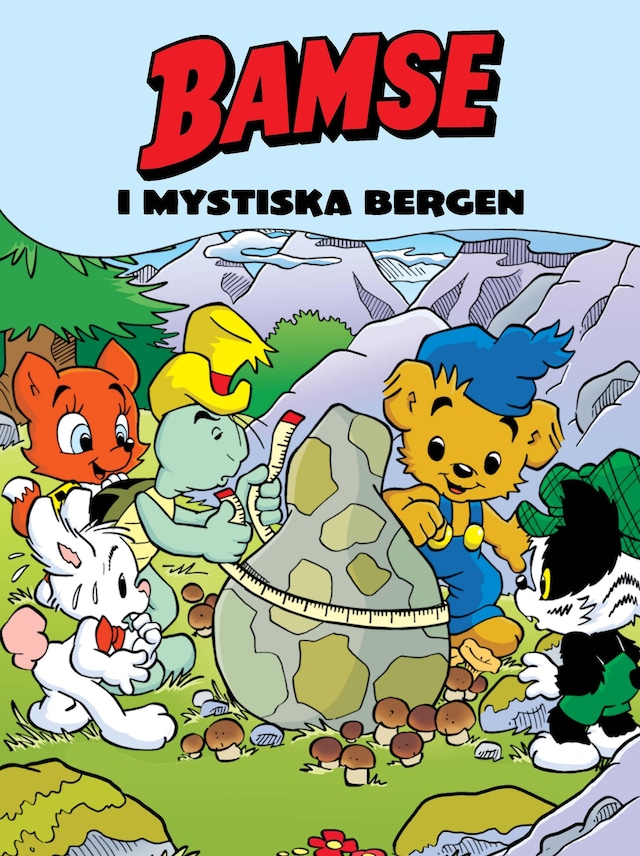 Book cover for Bamse i mystiska bergen (Läs & lyssna)