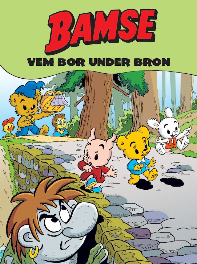 Book cover for Vem bor under bron  (Läs & Lyssna)