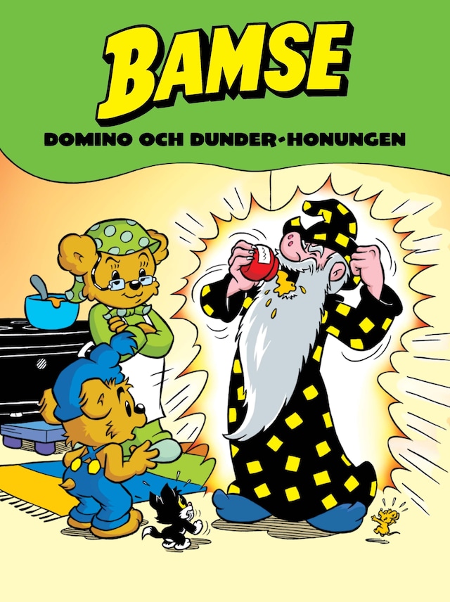 Portada de libro para Bamse Domino och dunder-honungen (Läs & Lyssna)