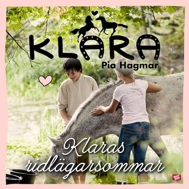 Book cover for Klaras ridlägersommar