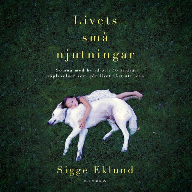 Okładka książki dla Livets små njutningar : somna med hund och 46 andra upplevelser som gör livet värt att leva