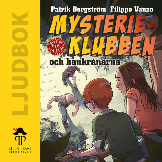 Couverture de livre pour Mysterieklubben och bankrånarna